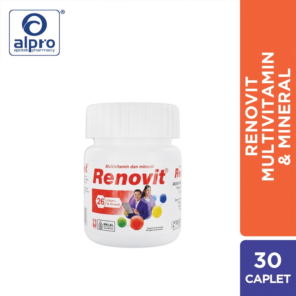Jual Renovit 30 Capsule Vitamin | Shopee Indonesia