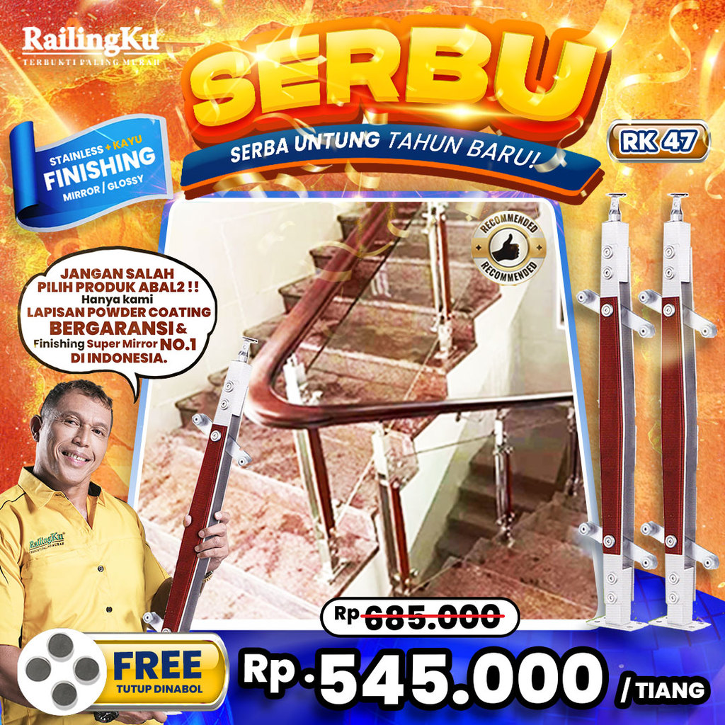 Jual Railing Tangga Stainless Nature Desain Railingku [SERBU!] RK 47 ...