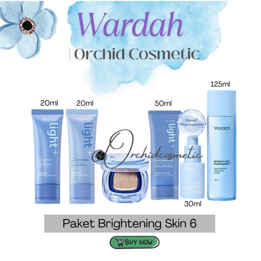 Jual (Skincare Pencerah Niacinamide) Paket Wardah Lightening Series ...