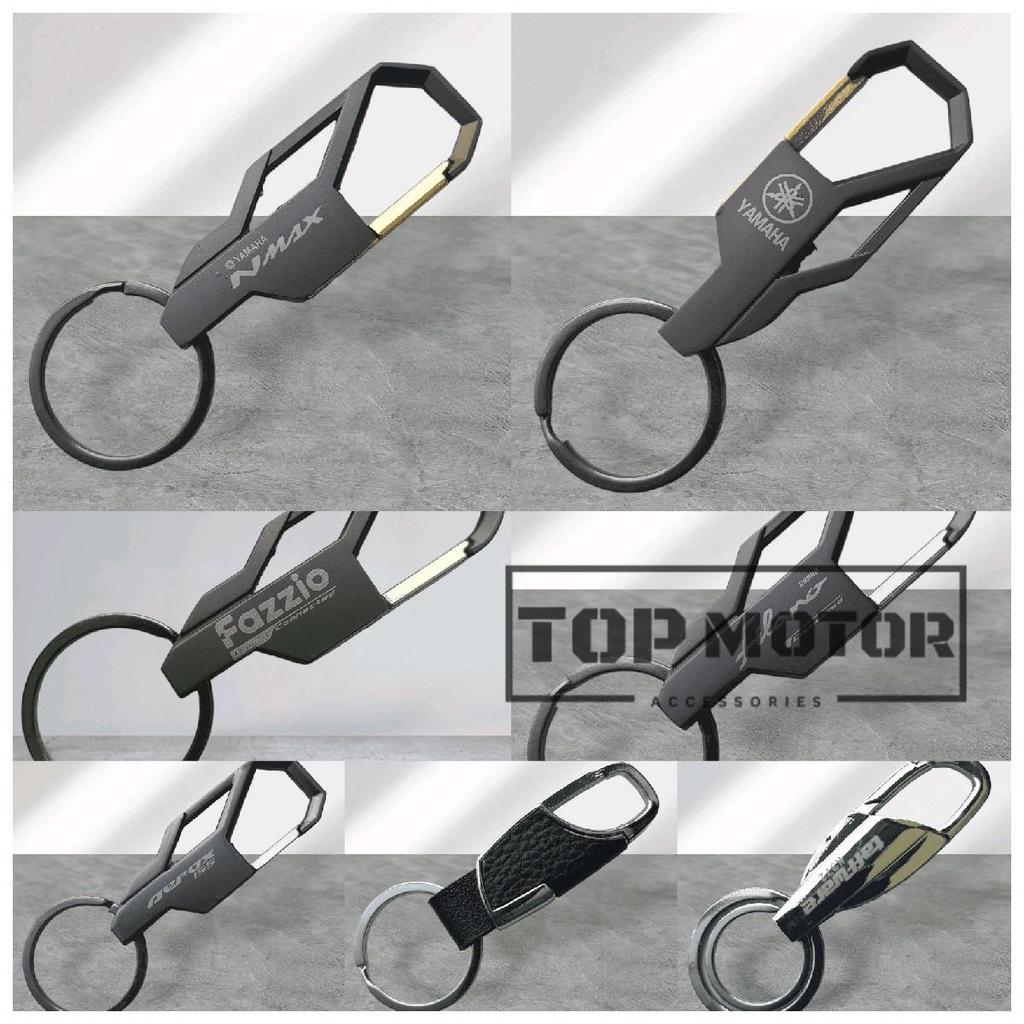 Jual Keychain Gantungan Kunci Logo Yamaha NMAX XMAX AEROX FAZZIO Filano ...