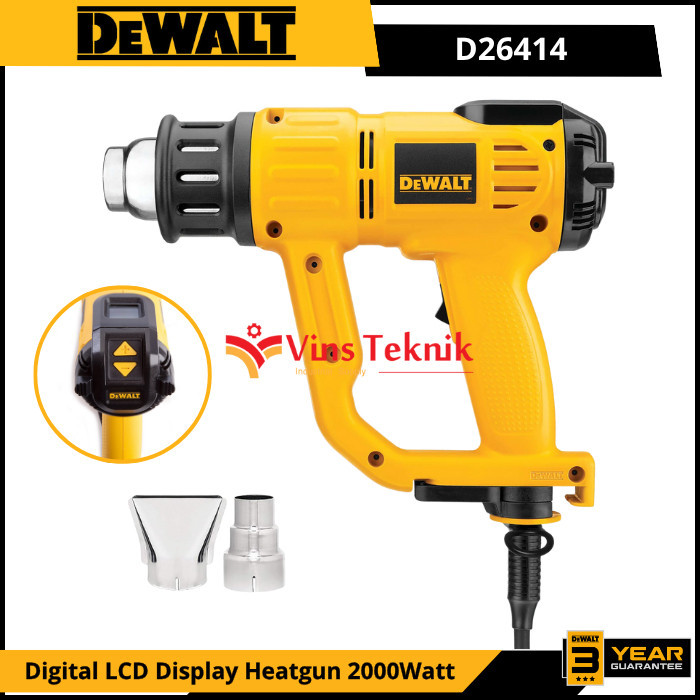 Jual DEWALT D26414 Mesin Pemanas Digital LCD Display Heatgun Hot Gun ...