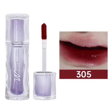 WindWind Ice Iron Lip Glossy Watery Glow Lipstik Lip Glaze Mirror Lip Gloss Mousturizing Lip