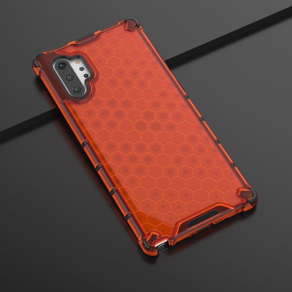 Jual Samsung Note 10 Plus - Honeycomb Hybrid Rugged Clear Armor Case ...