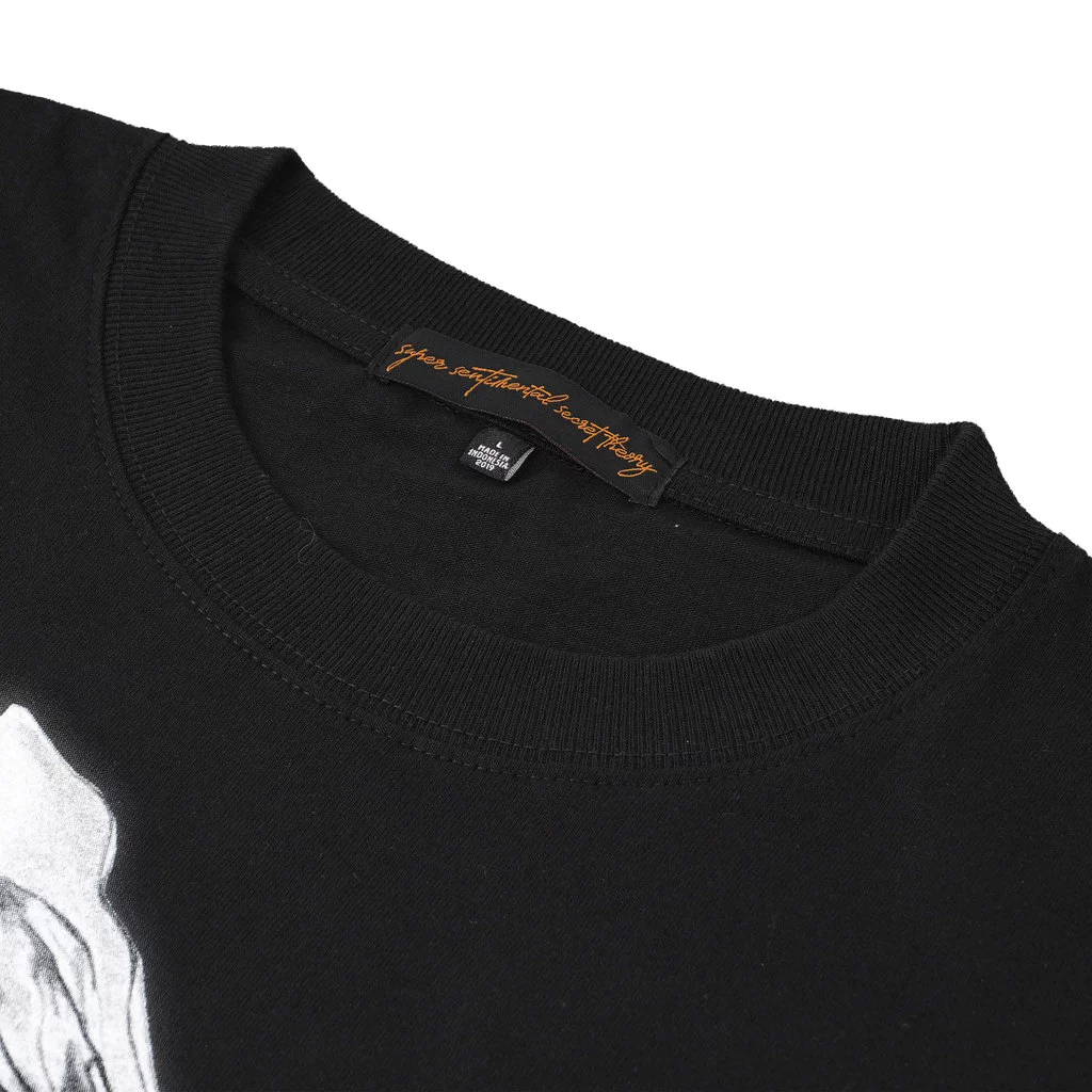 SSST Flecks Oversize T-Shirt Hitam 235 GSM Premium Streetwear foto 5