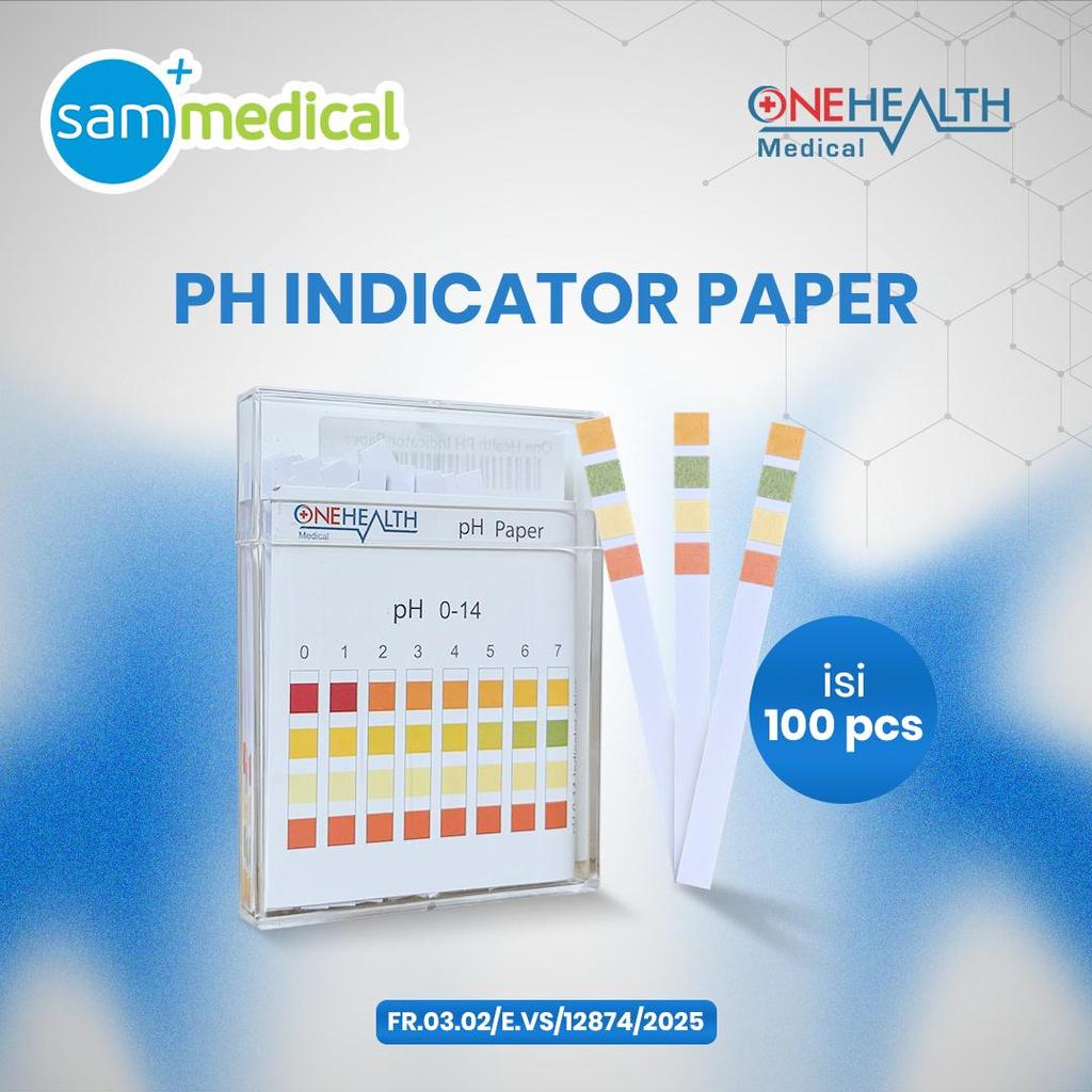 Jual OneHealth PH Indicator Paper / PH Paper 0 - 14 / universal pH ...