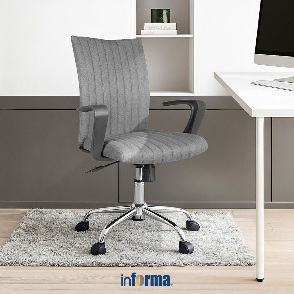 Jual Informa Coral Kursi Kantor Sandaran Rendah V2 - Abu-Abu Tempat ...