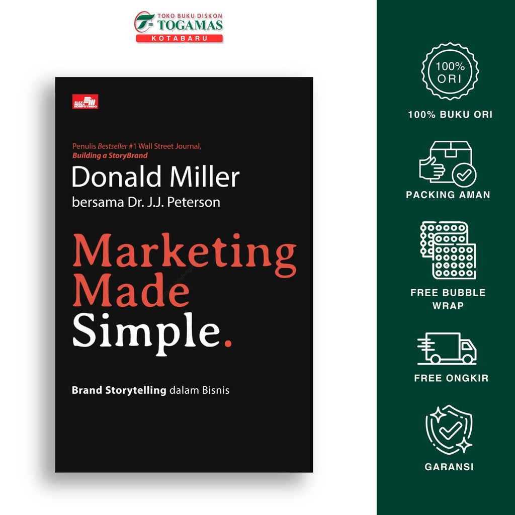 Jual Marketing Made Simple - Donald Miller - Elex Media Komputindo ...