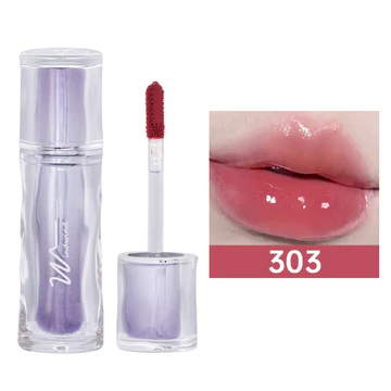 WindWind Ice Iron Lip Glossy Watery Glow Lipstik Lip Glaze Mirror Lip Gloss Mousturizing Lip