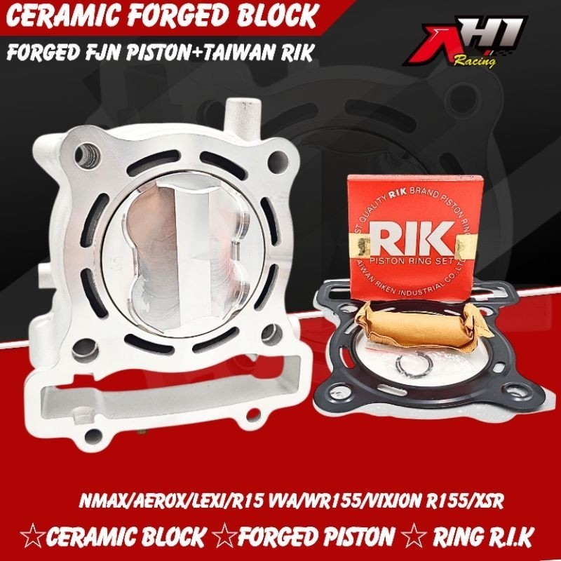 Jual BORING BLOK BLOCK SEHER BORE UP CERAMIC AH1 NMAX AEROX WR 155 R15 ...