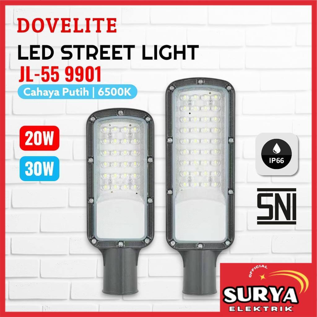 Jual Lampu Penerangan Jalan Raya / Umum PJU DOVELITE JL-55 9901 LED 20W ...