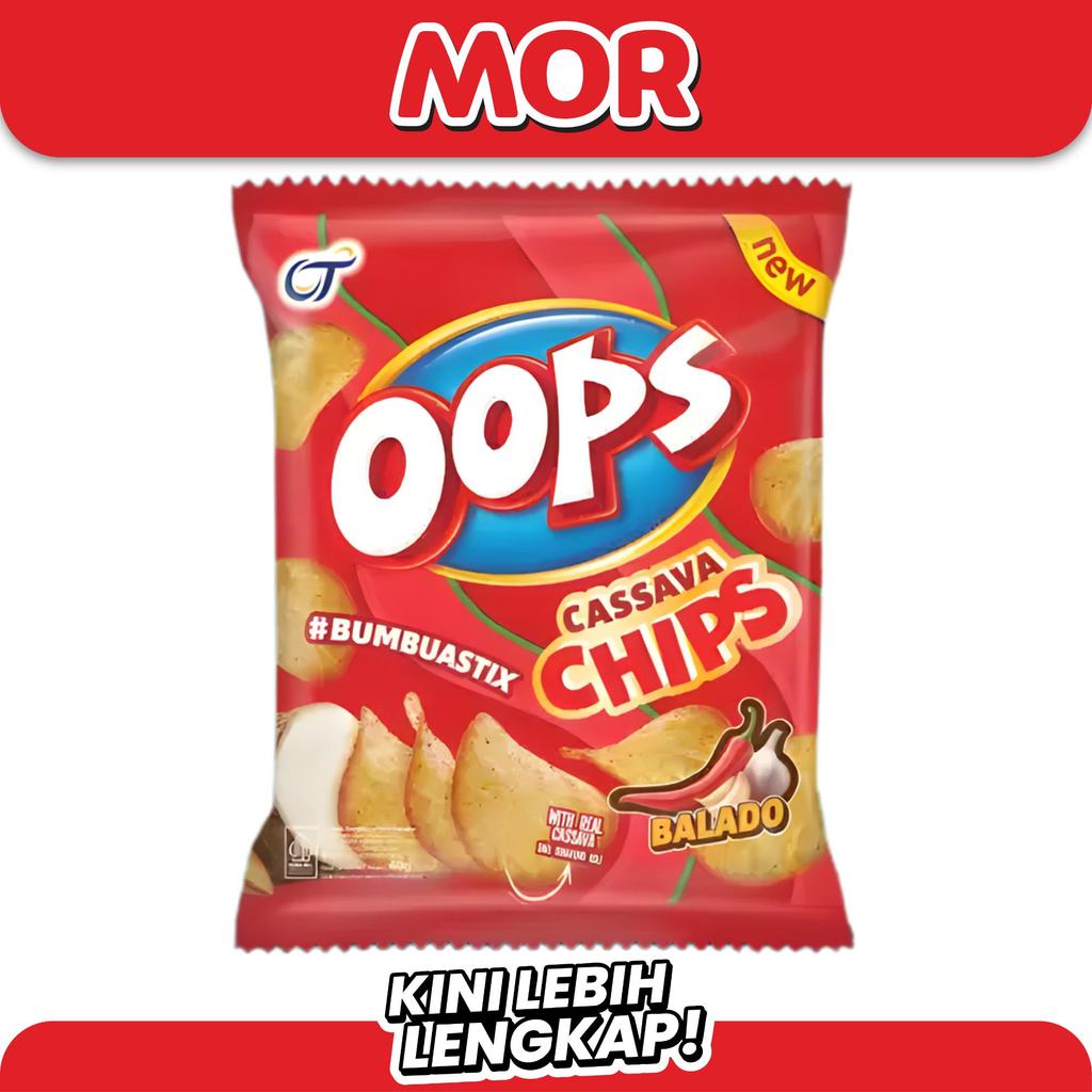 Jual OOPS Cassava Chips Balado 60g - Keripik Singkong Panggang Rasa ...