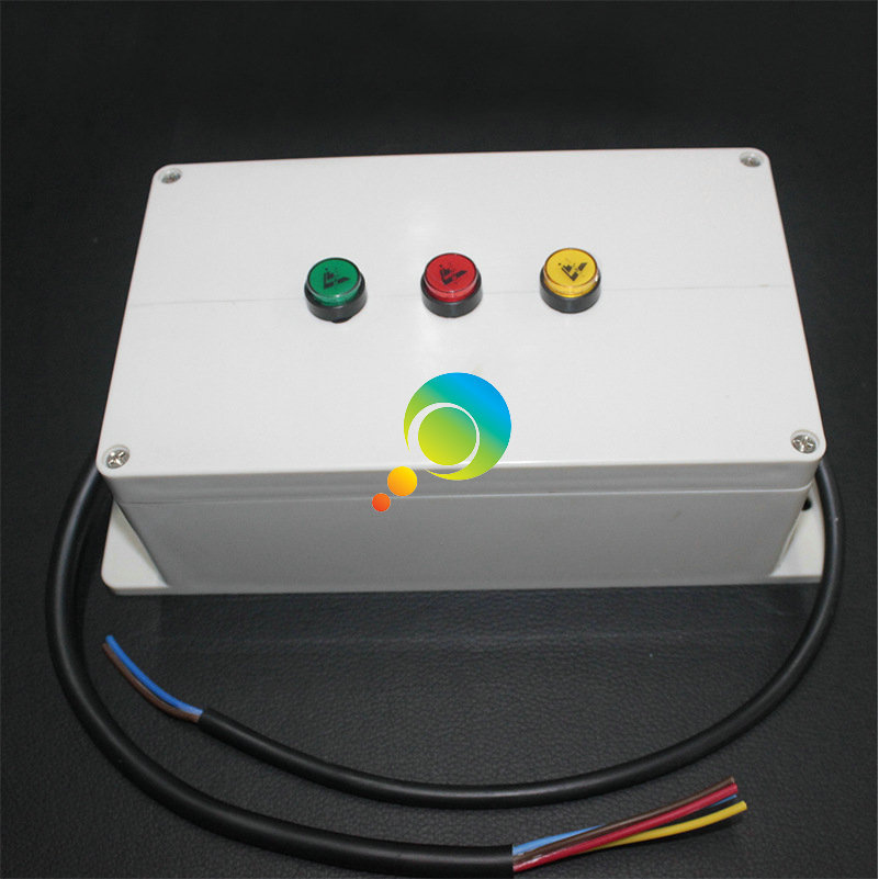 Jual New manual button red green yellow mini led traffic light control ...