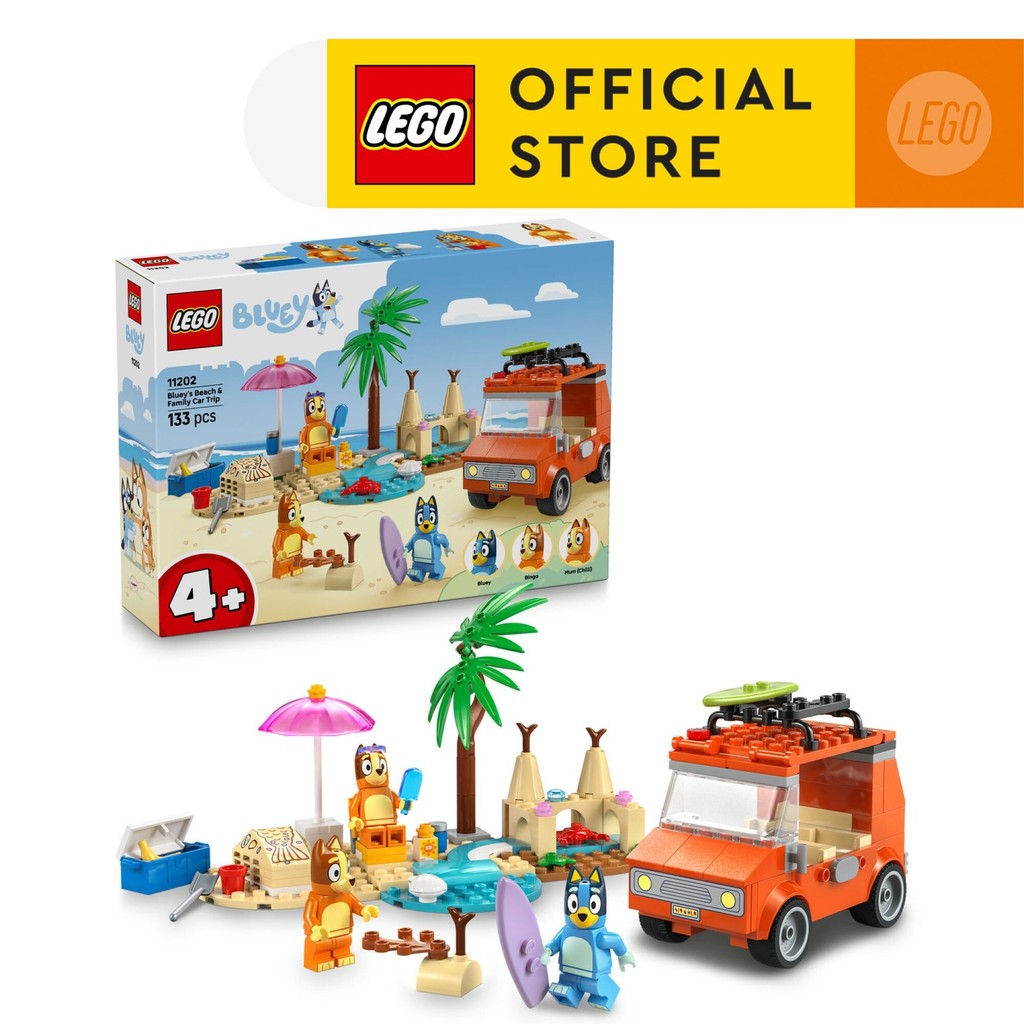 Jual LEGO Bluey 11202 Bluey's Beach & Family Car Trip (133 Pieces ...