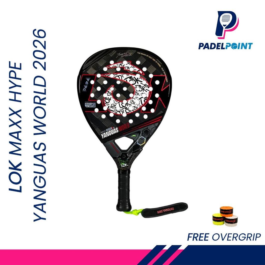 Jual LOK MAXX HYPE2 YANGUAS WORLD RACKET 2026 by Mike Yanguas | Raket ...