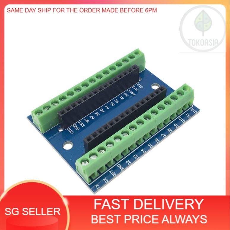 Jual Nano expansion IO shield board ATMEGA328P Expansion Board Nano IO ...
