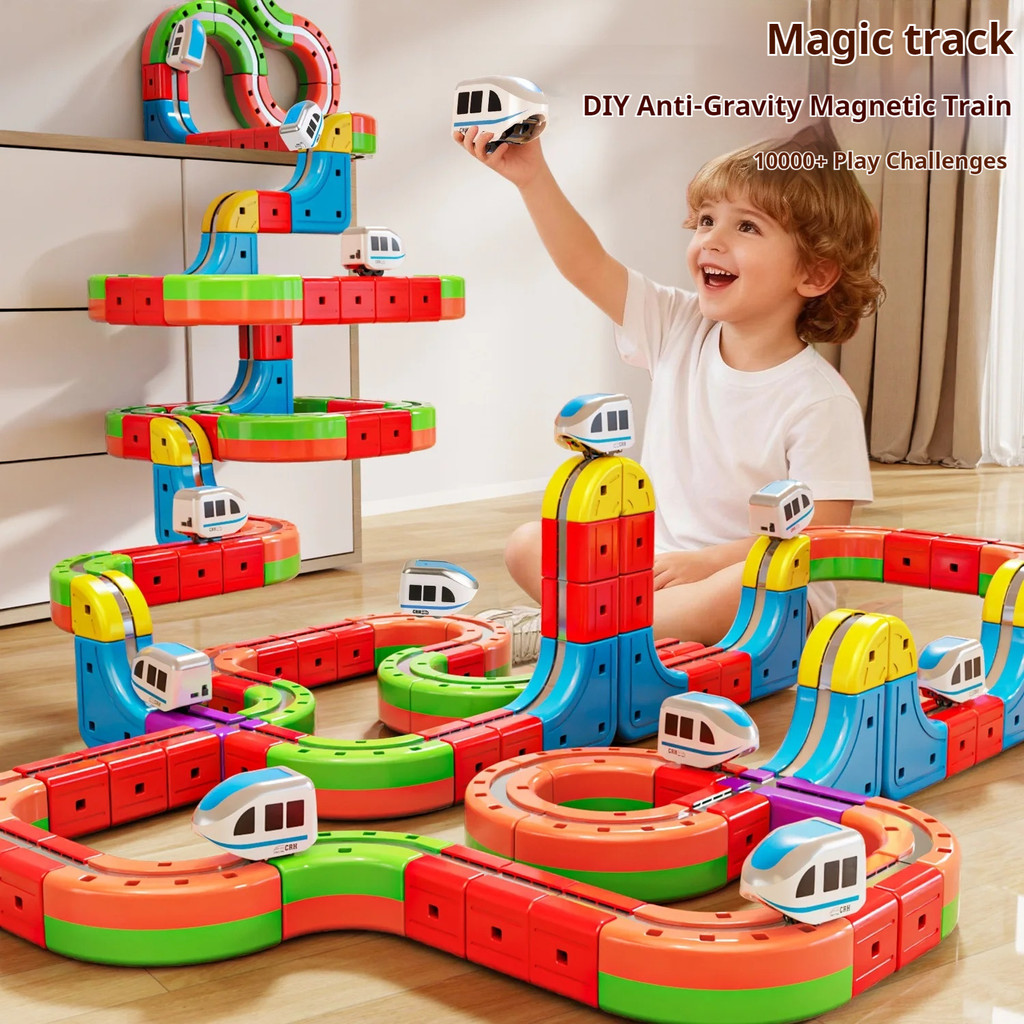 Jual Magic Transformable Cube Magnetic Buig Blocks Electric Anti ...