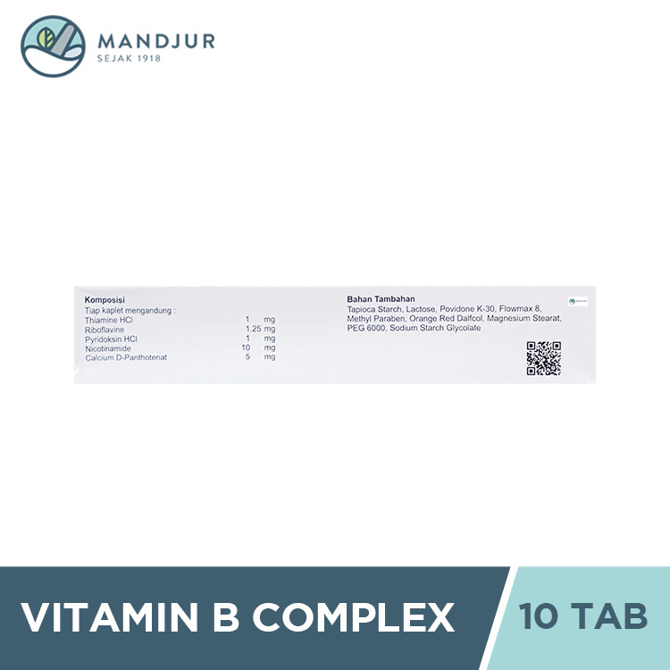 Jual Vitamin B Complex Novapharin 10 Tablet - Suplemen Vitamin B ...