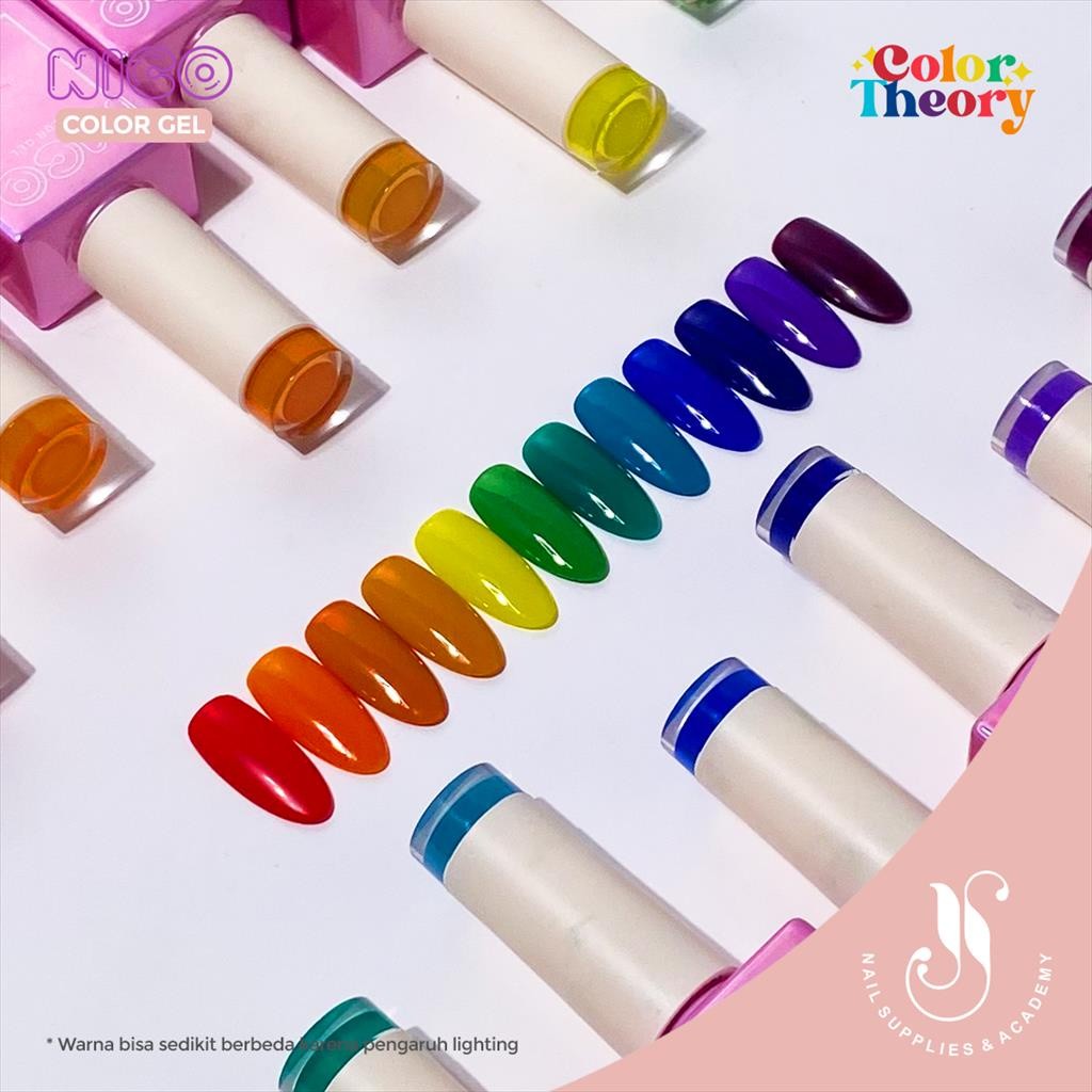 Jual NICO COLOR THEORY SATUAN Color Gel Polish Kutek Kuku Nail Art ...
