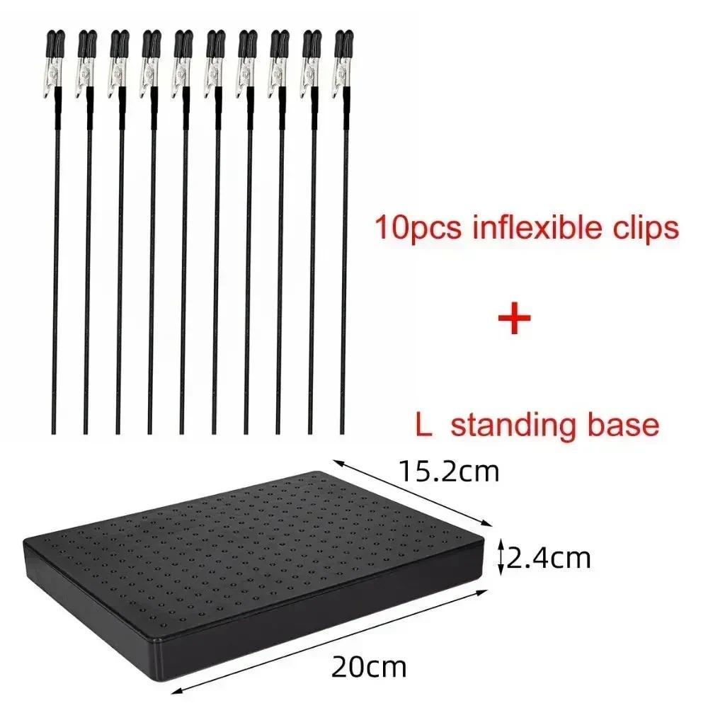 Jual Model Painting Stand Base with 10pcs Metal Flexible Alligator ...