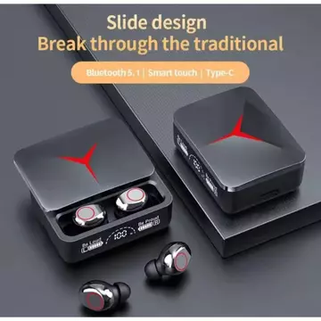 TWS G11 Earphone Bluetooth 5.0 Gaming LED Lamp Low Latency Headset Musik Bass Wireless Mic