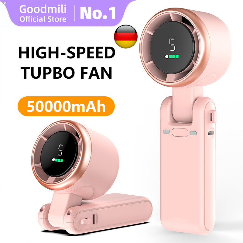 Jual 50000Mah 2026 Kipas High-speed turbo Digital Display Adjustable ...