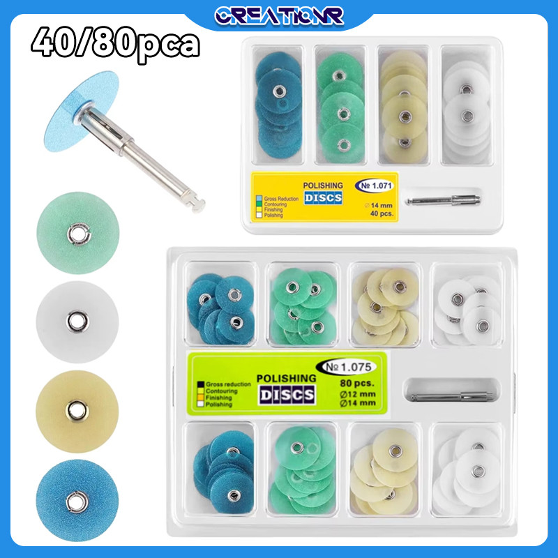 Jual 80PCS POLISHING DISC DENTAL - Soflex Mandrel System Untuk Poles ...