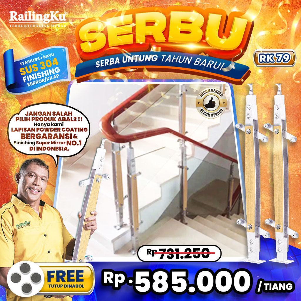 Jual Railing Tangga Stainless Nature Desain Railingku [SERBU!] RK 79 ...