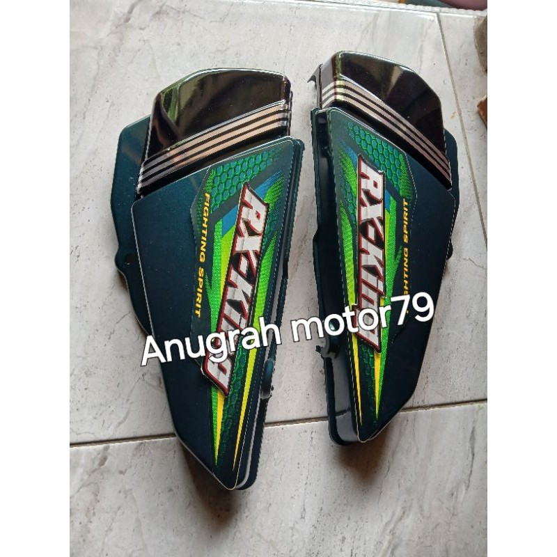 Jual Cover box aki tutup aki rx king 2005 warna hijau botol | Shopee ...