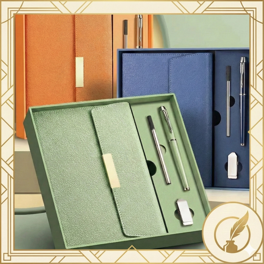 Jual [Urban Living ID] Notebook A5 Gift Set Box Hampers Hadiah Ulang ...