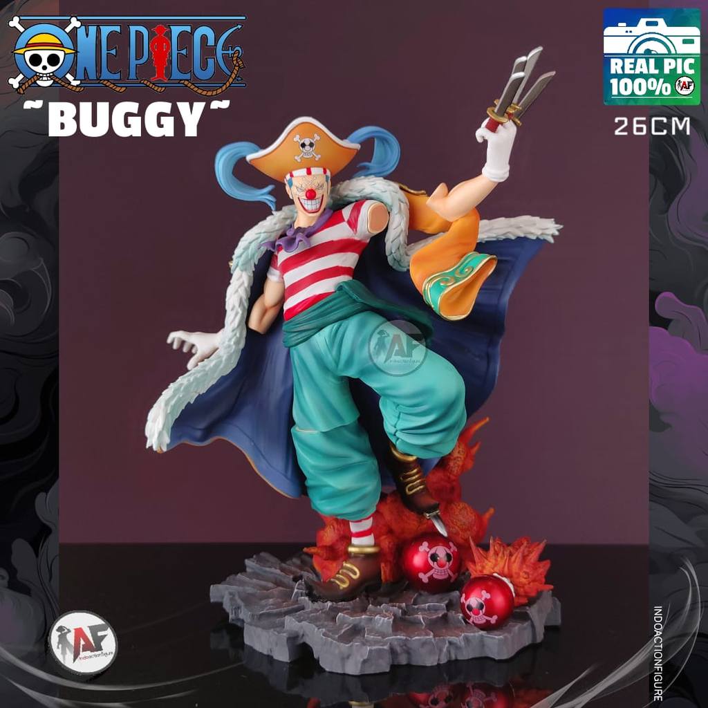 Jual Action Figure Statue One Piece Buggy The Clown AS Studio Design ...