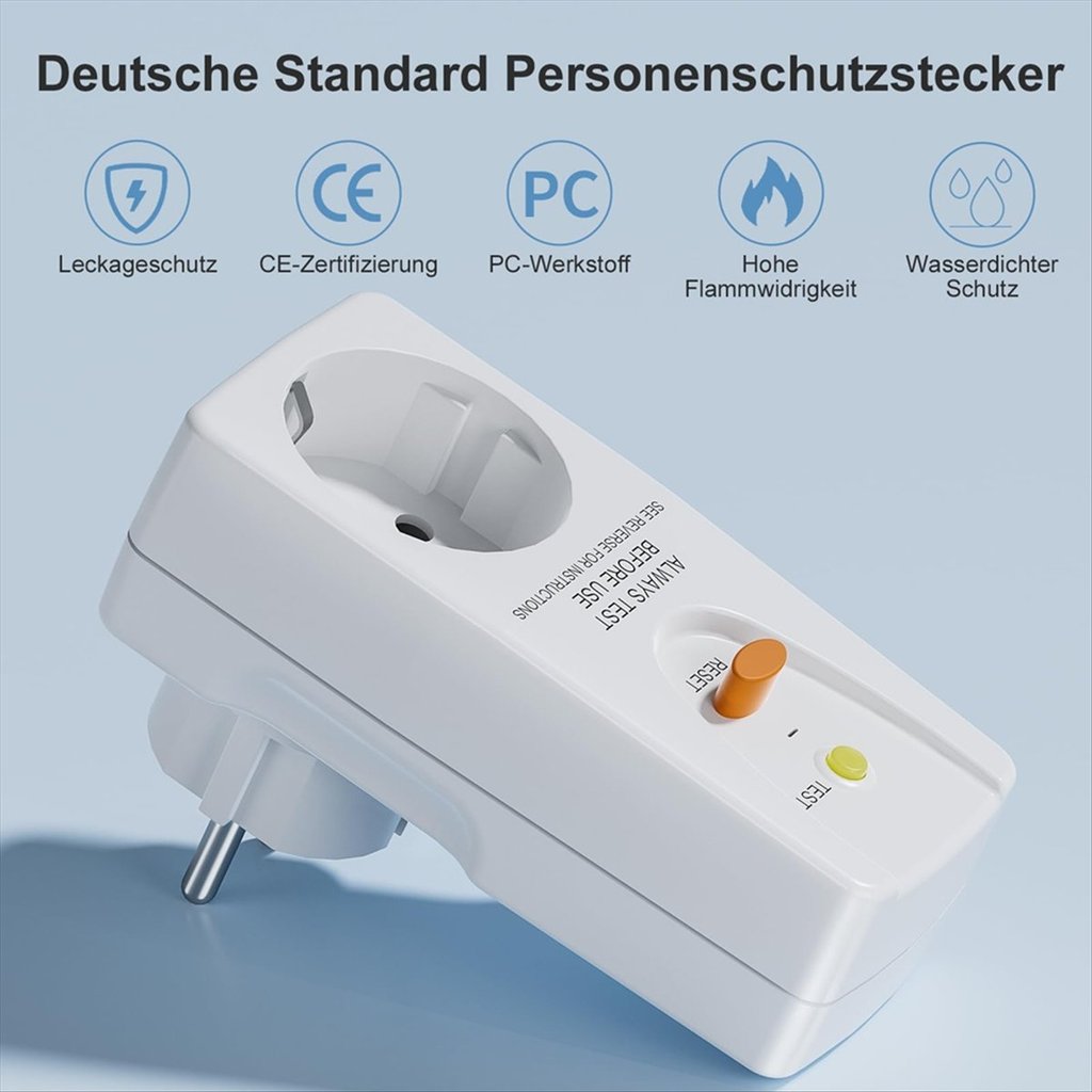 Jual Perfect-2pack 16A Gfci Leakage Protection Plug Rcd Socket Home ...