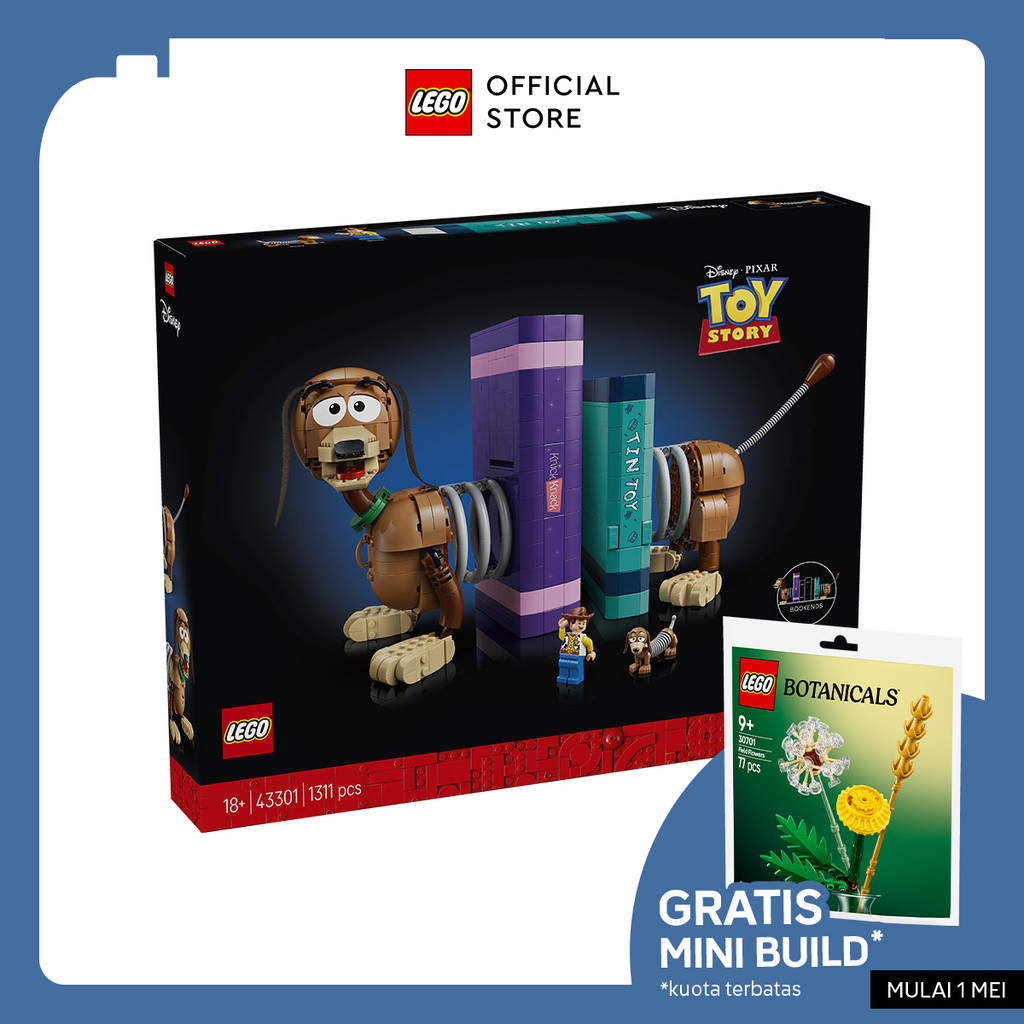 Jual LEGO Disney Pixar 43301 Toy Story Slinky Dog Bookends (1311 Pieces ...