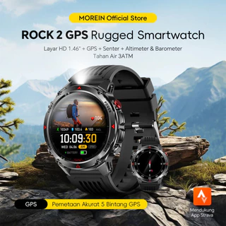 Morein Rock 2 GPS Smartwatch 100+ Olahraga 3ATM