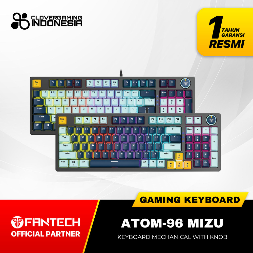 Jual Fantech Atom96 / Atom 96 V2 Mizu Edition Mechanical Gaming ...