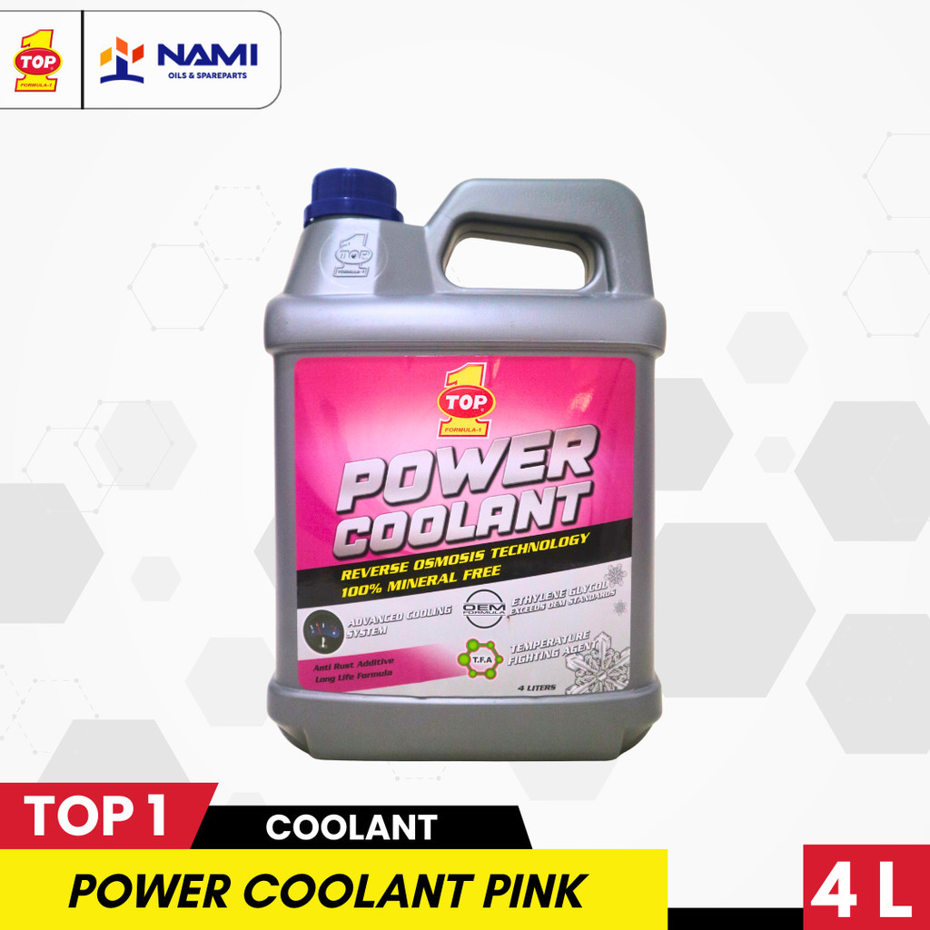 Jual *TOP 1 POWER COOLANT PINK (4L)* Radiator coolant - Original ...