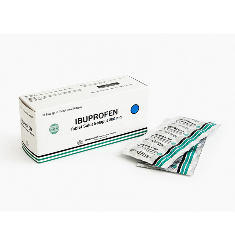 IBUPROFEN GENERIK 200 MG 1 STRIP @ 10 TABLET
