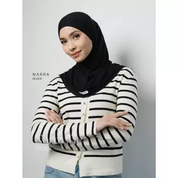 Narra Tie Hijab Instant Bamboo Spandex Naysha