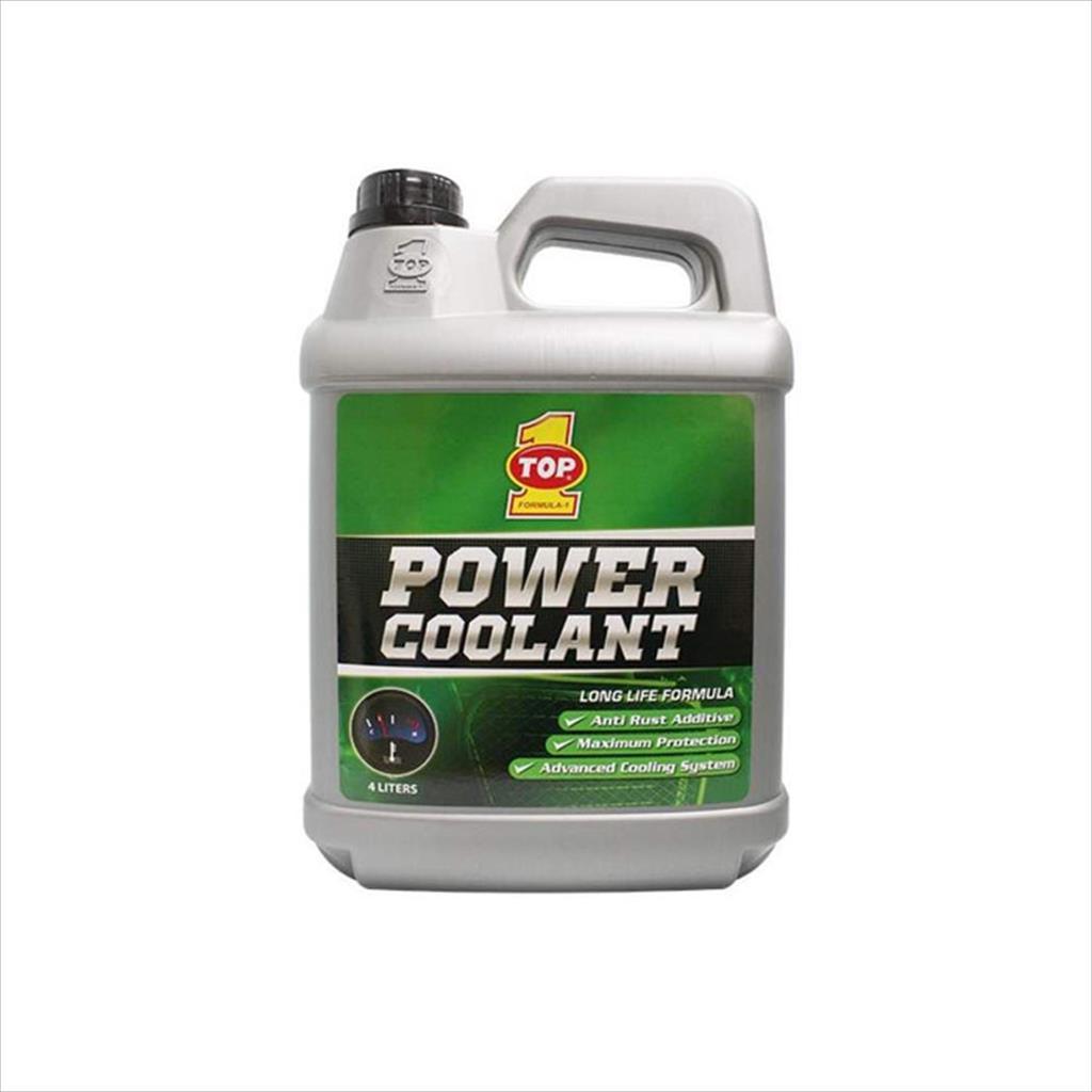 Jual Air Radiator Power Coolant Top One 1 Hijau 4 Liter Galon PROMO ...