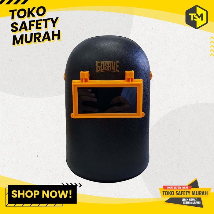 Jual Kedok Las GOSAVE Face Shield Welding Topi Helmet Topeng Las BEST ...