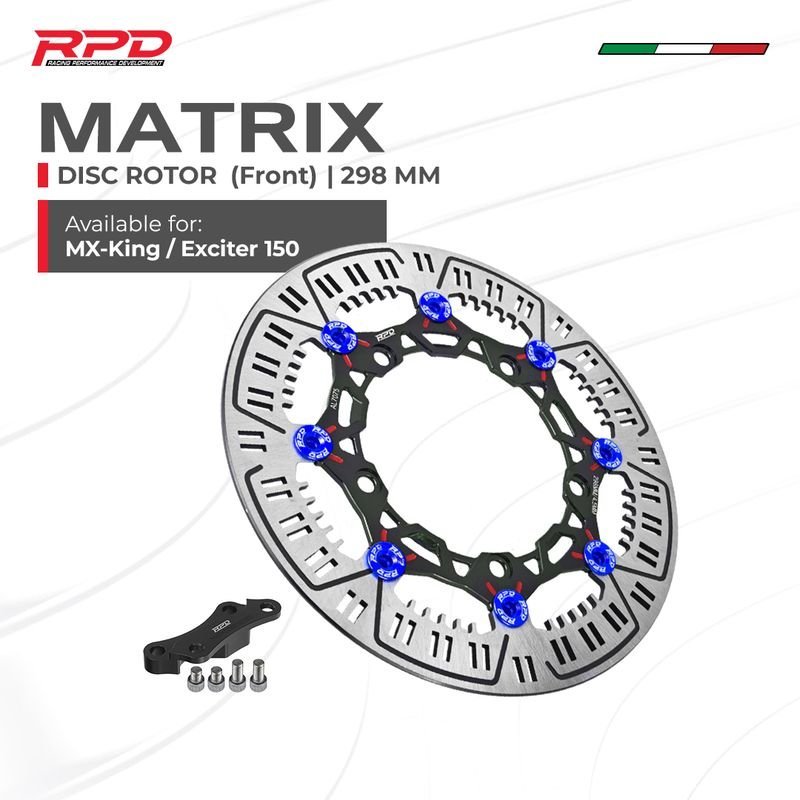 Jual RPD Matrix Front Floating Disc Rotor 298MM For MX King / Exciter ...