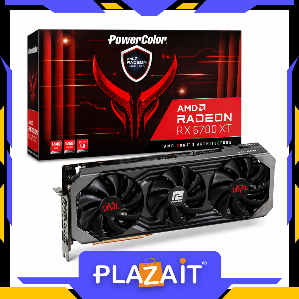 Jual VGA POWERCOLOR AMD RADEON RX 6700XT 12GB GDDR6 - 3 FAN LIKE NEW ...