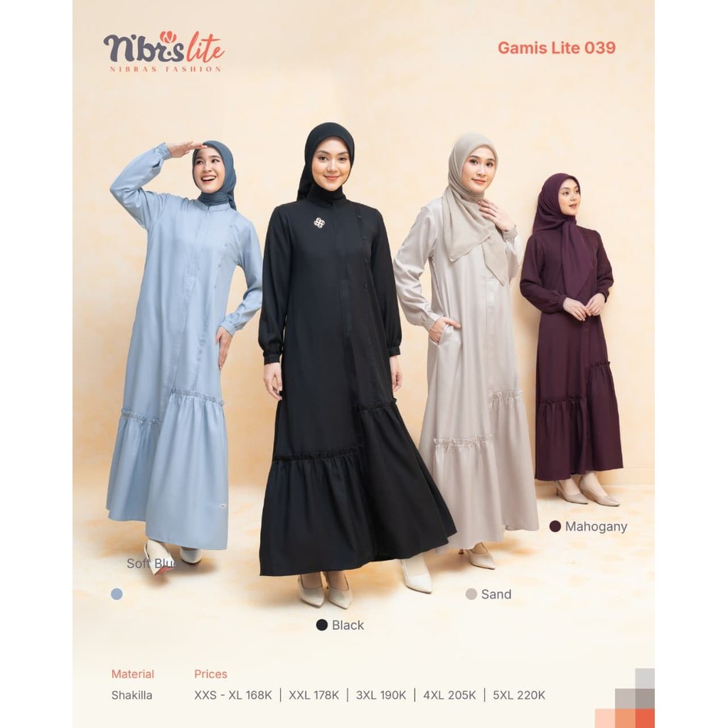 midi dress nibras gamis black dobby Jual Freya Baju Gamis Nibras Sarimbit Terbaru - Black, 3XL - Kab. Sragen -  Galeri Busana Muslim_new