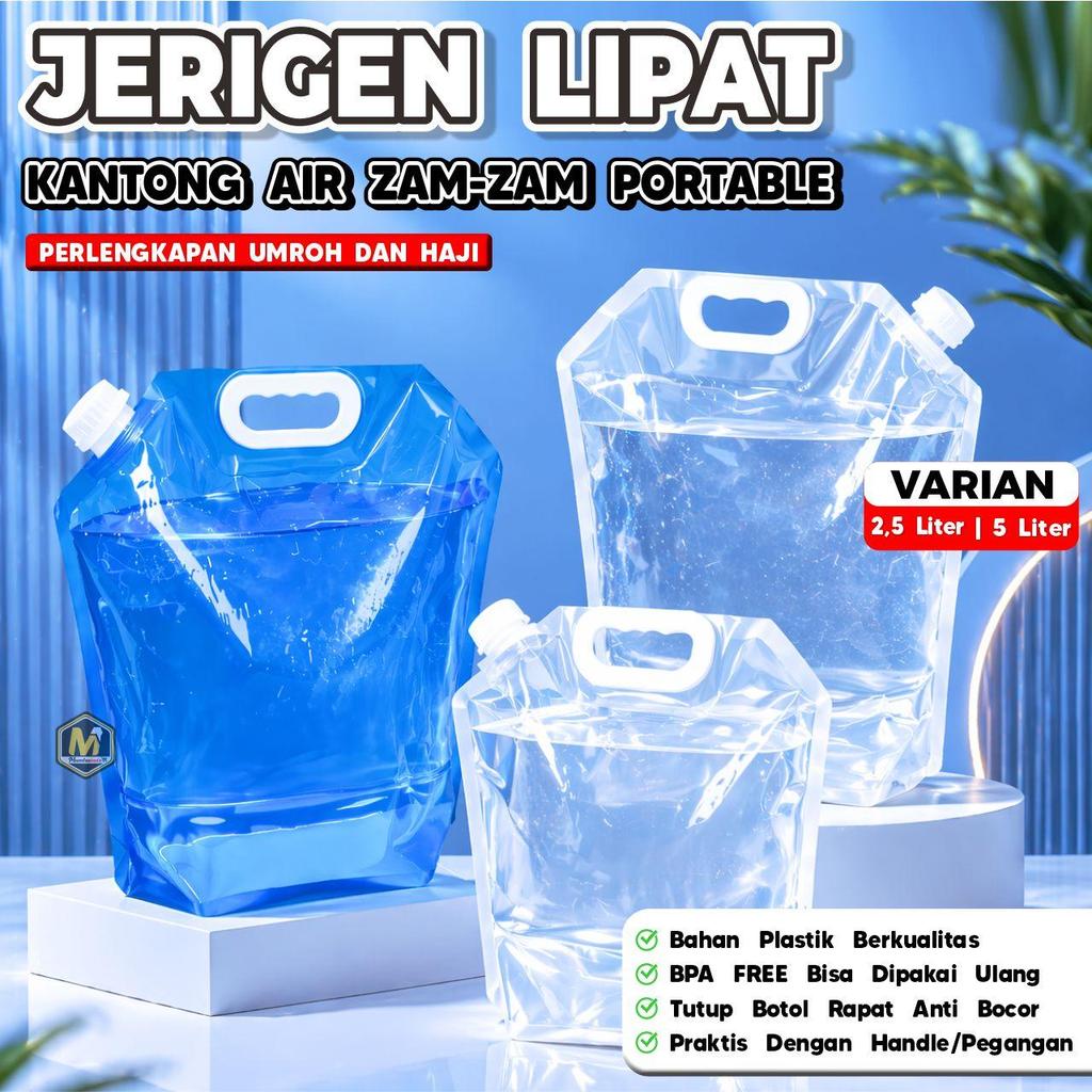 Jual MUMTAZINDO - Jerigen Lipat Portable 2,5 Dan 5 Liter Kantong Air ...