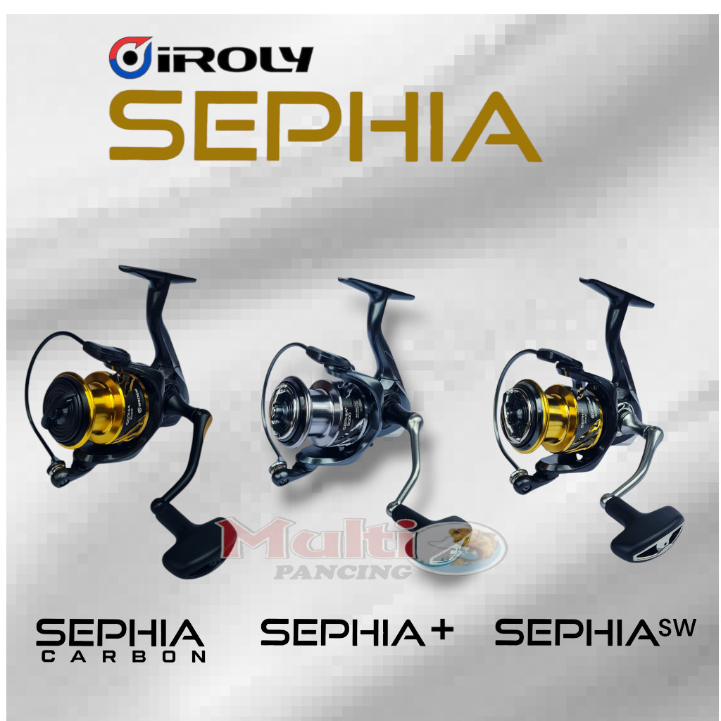 Jual Reel iroly SEPHIA+ SW / iroly SEPHIA CARBON SW / iroly SEPHIA SW ...