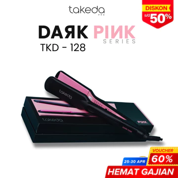 TakedaPro Catokan Styling Rambut TKD 128 38mm Hair Styler Iron Ceramic Tourmaline