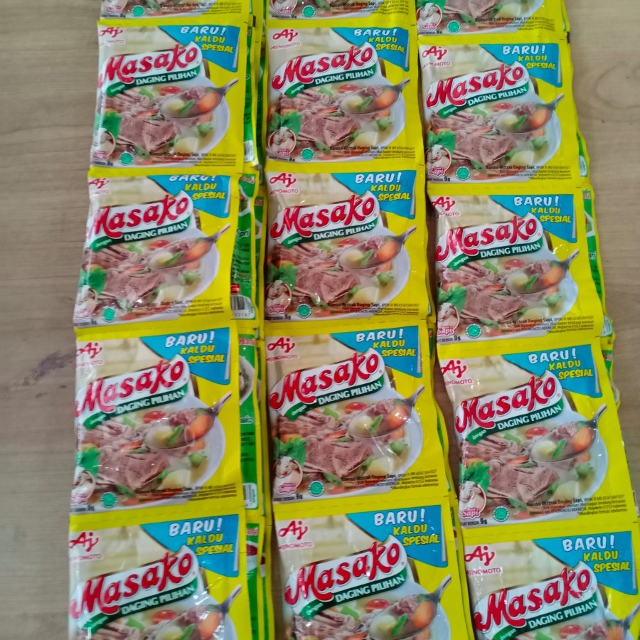 Jual Masako ayam atau Masako sapi renceng pilihan isi 12 sachet / 1 ...