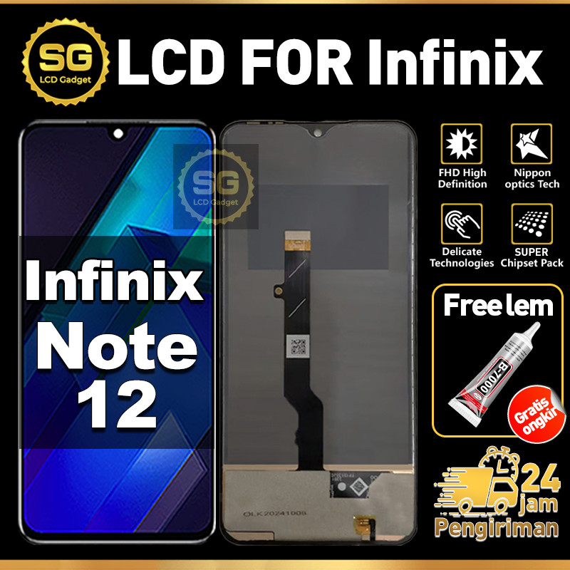Jual SG LCD Infinix Note 12 Fullset HP Touchscreen infinix note 12 Free ...