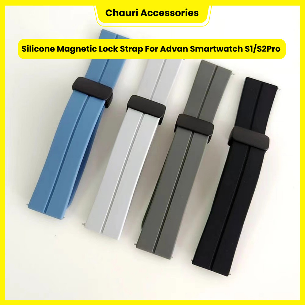 Jual Silicone Magnetic Lock For Advan Smartwatch S1 S2 Pro SE1 | Shopee ...