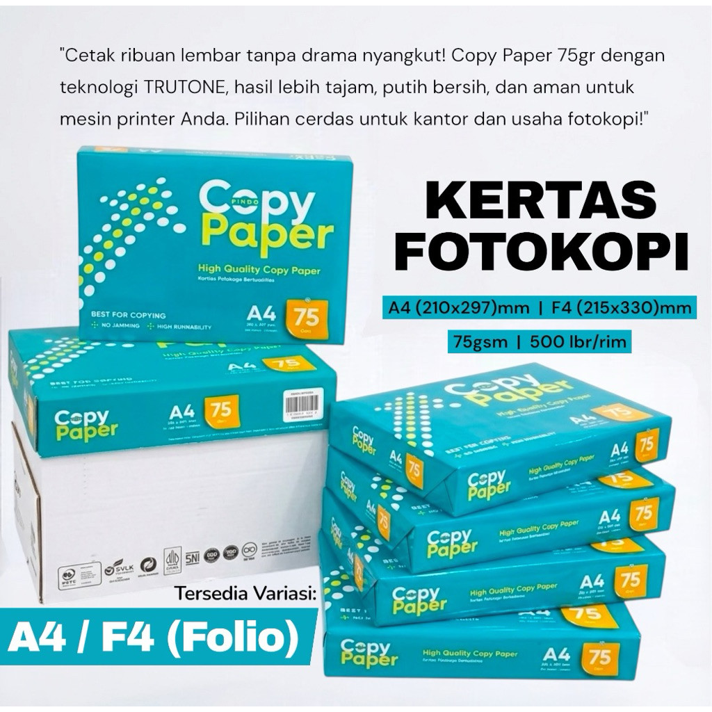 Jual Harga Kertas F4 1 Rim Terlengkap & Harga Terbaru Agustus 2026 ...