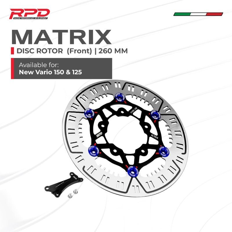 Jual RPD Matrix Front Floating Disc Rotor 260MM For New Vario 150 ...